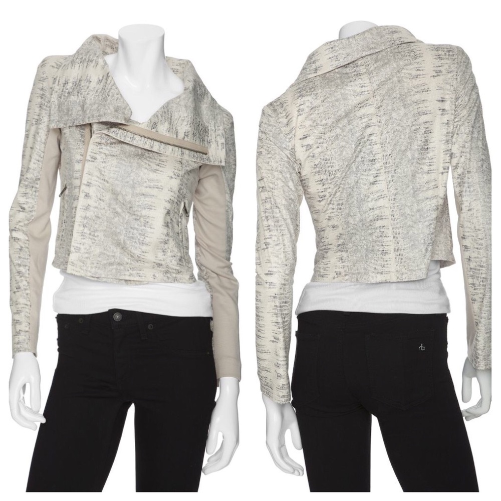 Georgie Faux Python Short Jacket
